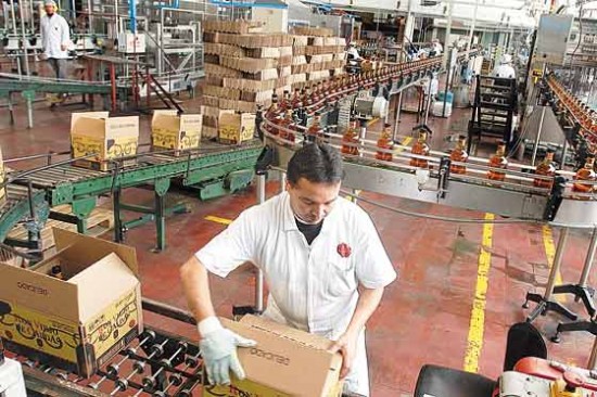 producción industrial