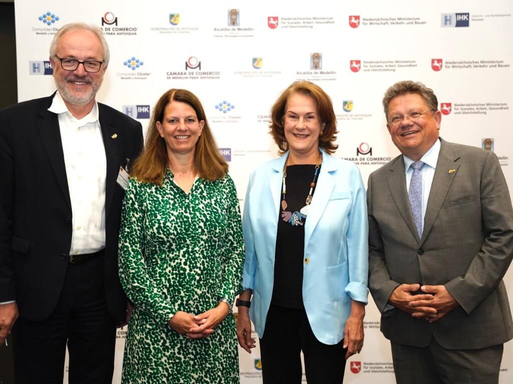 Foto: CCMA. Cámaras de Comercio de Medellín y Hannover sellaron un acuerdo estratégico para promover el comercio y otras línas.