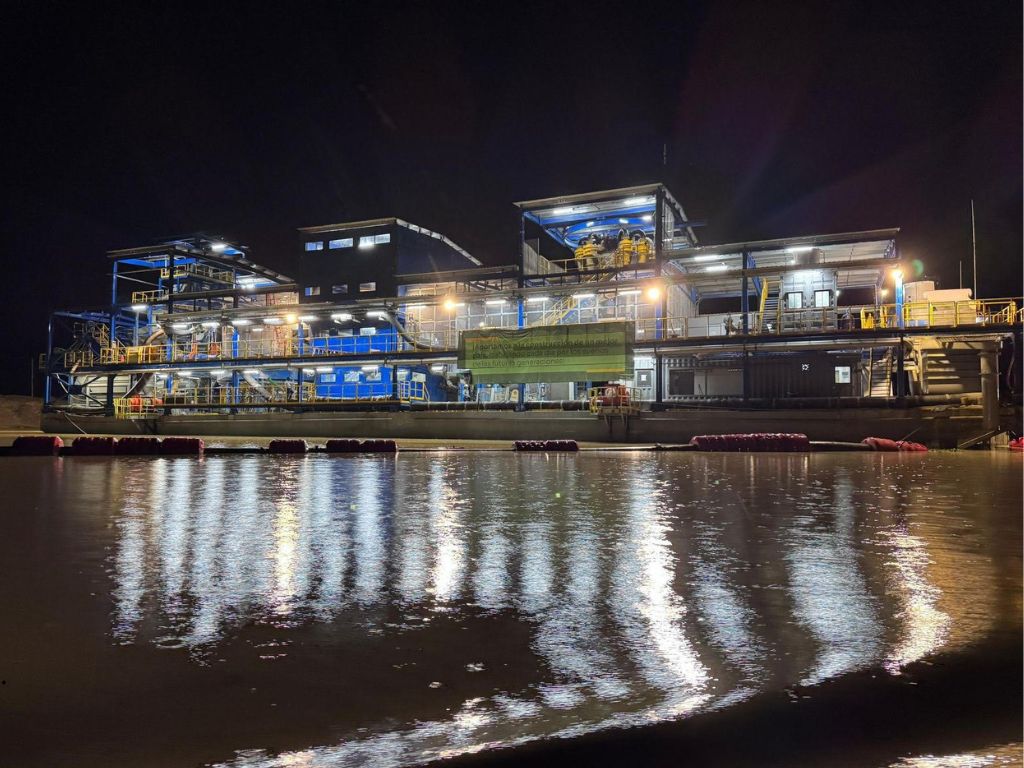 Mineros S.A. incrementó la producción en su nueva Planta Aurora, ubicada en la Propiedad Aluvial de Nechí, en Antioquia.