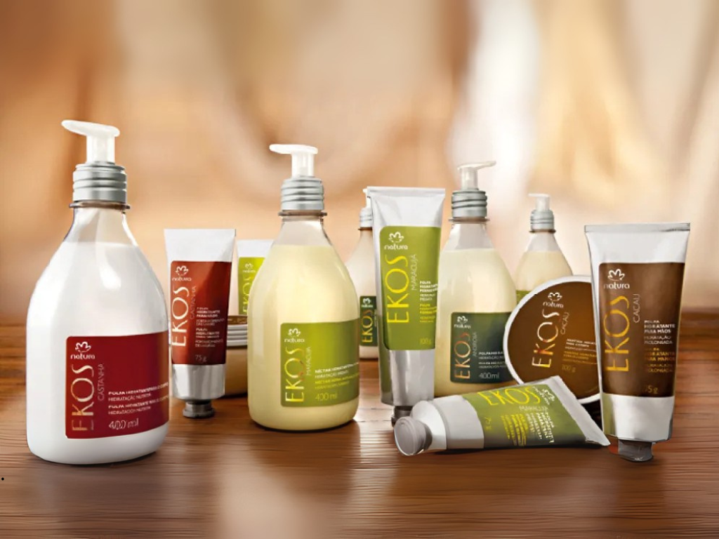 En la imagen se ven varios de los productos de Natura