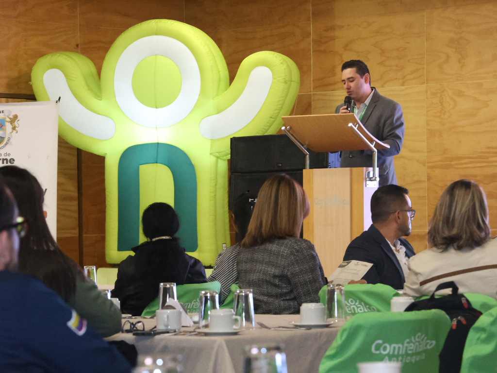 Foto: Comfenalco. Guarne se convirtió en un faro de esperanza. Más de 50 empresas se reunieron en el IV Encuentro Empresarial por la Inclusión.