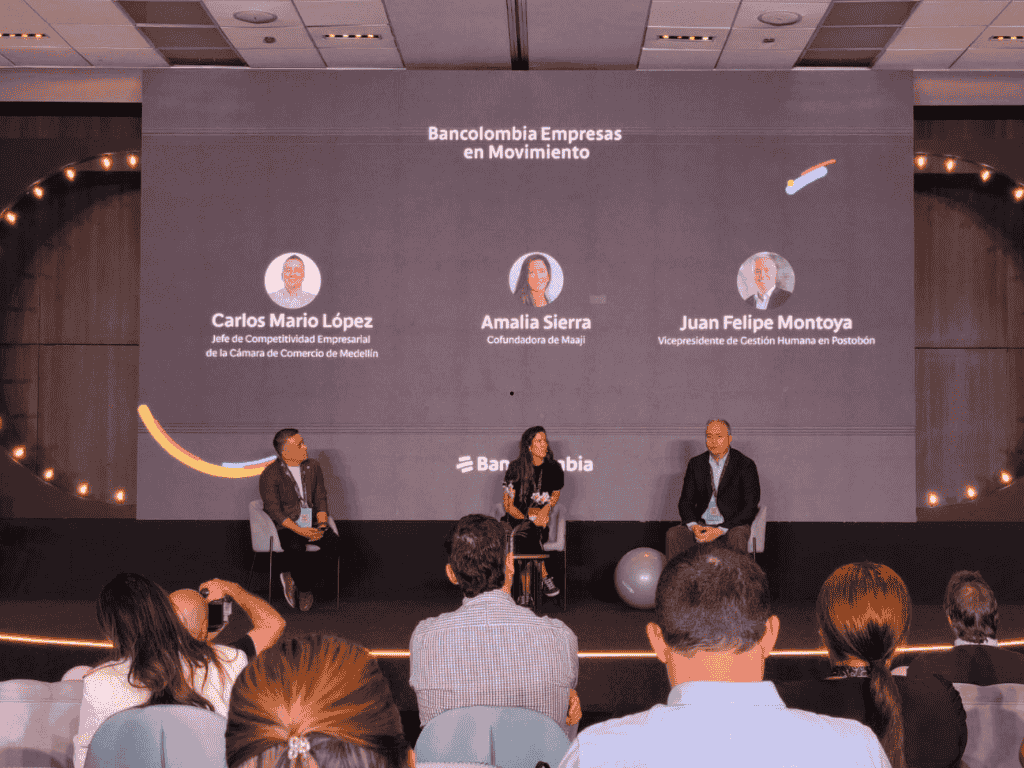 Foto: ABC Economía. Bancolombia Empresas en Movimiento, un foro diseñado para fortalecer la productividad y la sostenibilidad de las pymes.