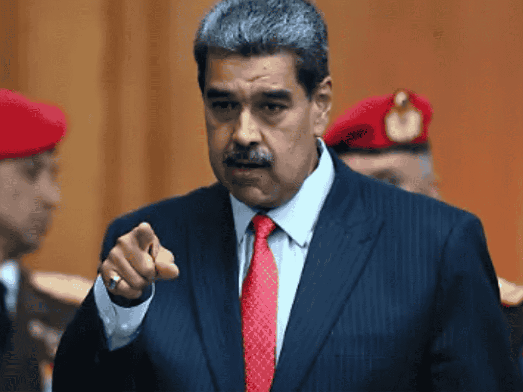 En la imagen aparece Nicolás Maduro.