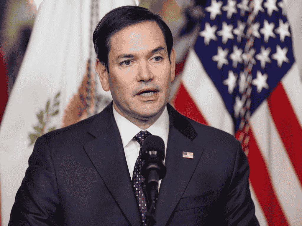 En la imagen aparece el Secretario de Estado de Estados Unidos, Marco Rubio.