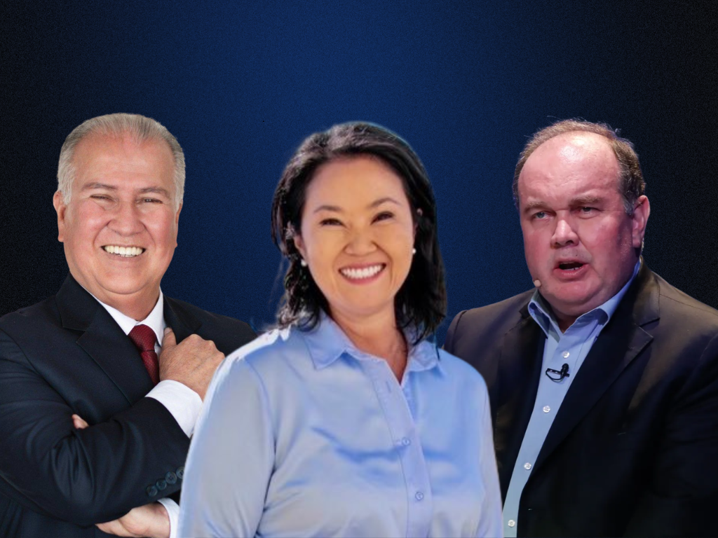 Foto: Canva. Rafael López Aliaga se estanca en las encuestas en Perú. Keiko Fujimori recorta distancia y el Congreso registra 89% de desaprobación.