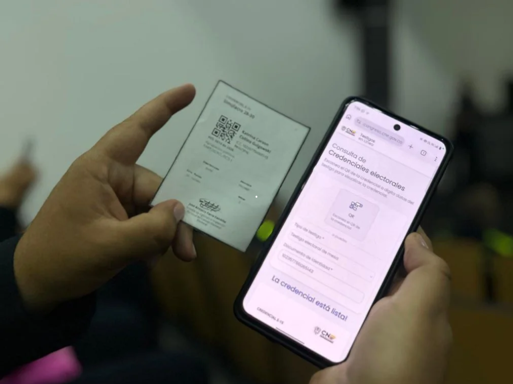Foto: Cortesía. Aprenda a usar la app oficial del CNE, Comitium en línea. Registro de observaciones, actas E-14 y soporte técnico para testigos electorales.