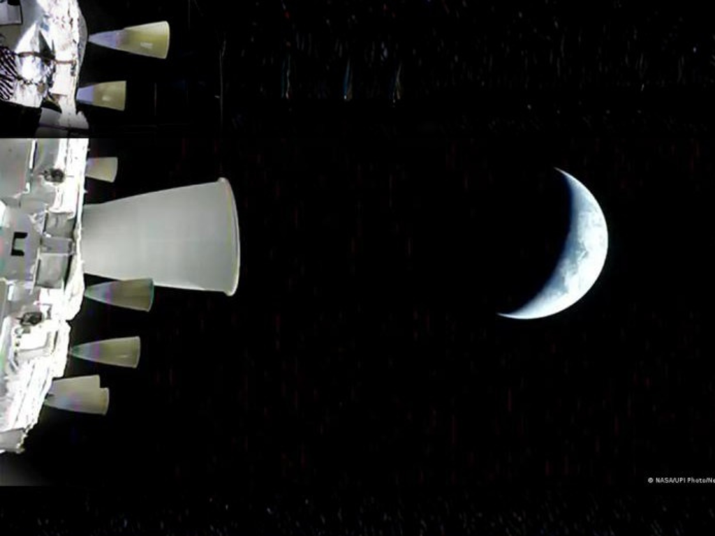 Foto: NASA. La nave Orión de Artemis II sobrevoló la cara oculta de la Luna este 6 de abril. Récord de 402.000 km de la Tierra. Vea los detalles.