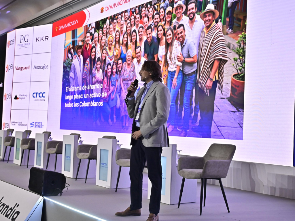 Foto: Asofondos. Congreso Asofondos 2026, Santiago García Asofondos, rentabilidad pensiones Colombia, Decreto 1485 pensiones, ahorro pensional $548 billones.