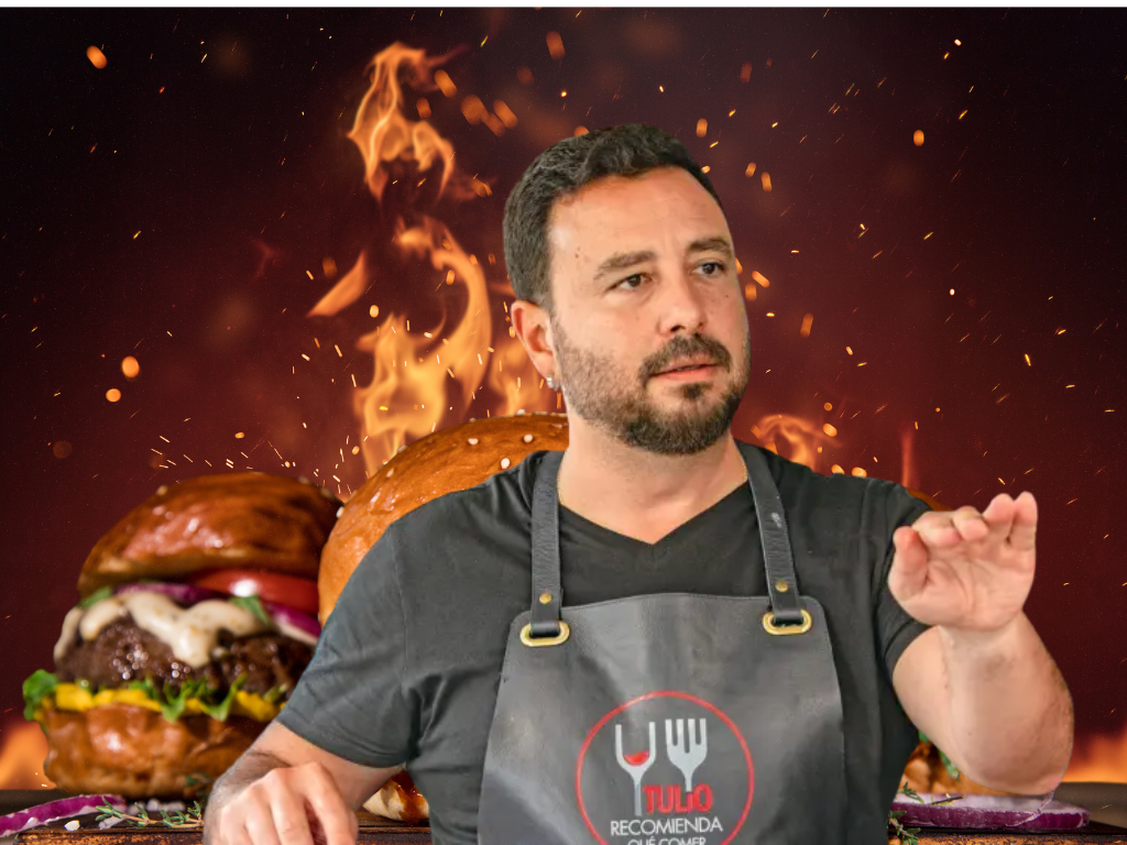 Foto: Cortesía. Tulio Zuluaga explica los elementos para una hamburguesa de 5 estrellas en el Burger Master 2026. Pan, carne y equilibrio son las claves.