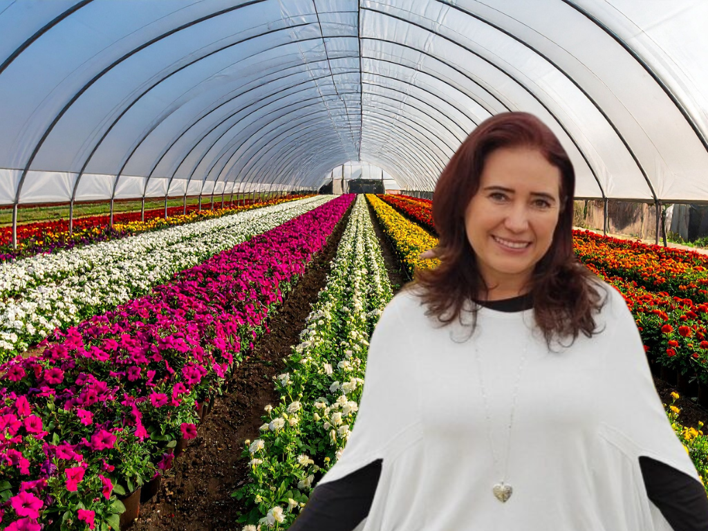Foto: Cortesía-Canva. El sector floricultor de Antioquia proyecta crecimiento del 5% para Madres. Luisa Fernanda Pulgarín detalla el impacto en empleo y logística.