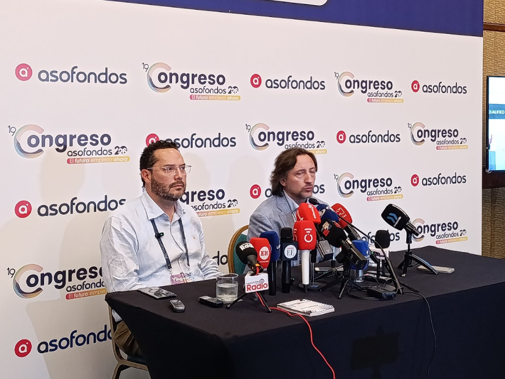 Foto: Asofondos. Asofondos anuncia acciones legales contra el traslado forzado de $25 billones a Colpensiones. Así va el conflicto jurídico.