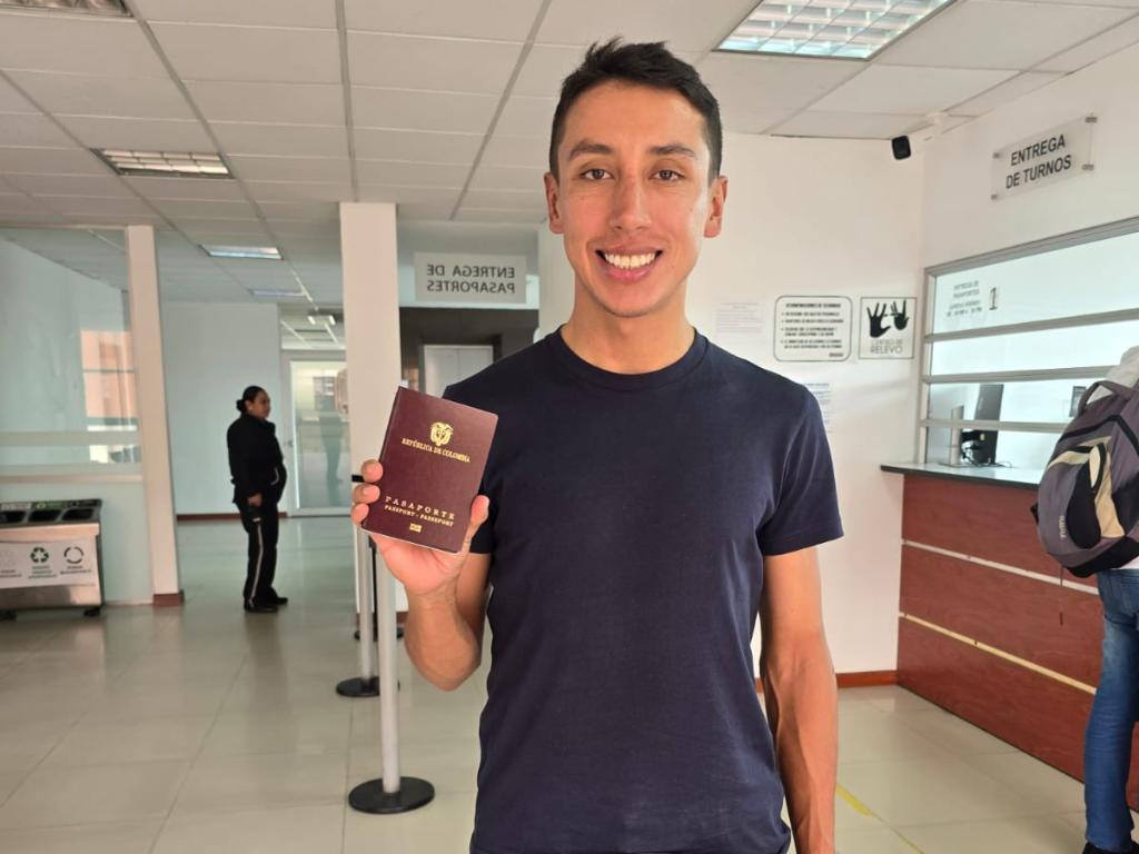 En la imagen aparece Egan Bernal.