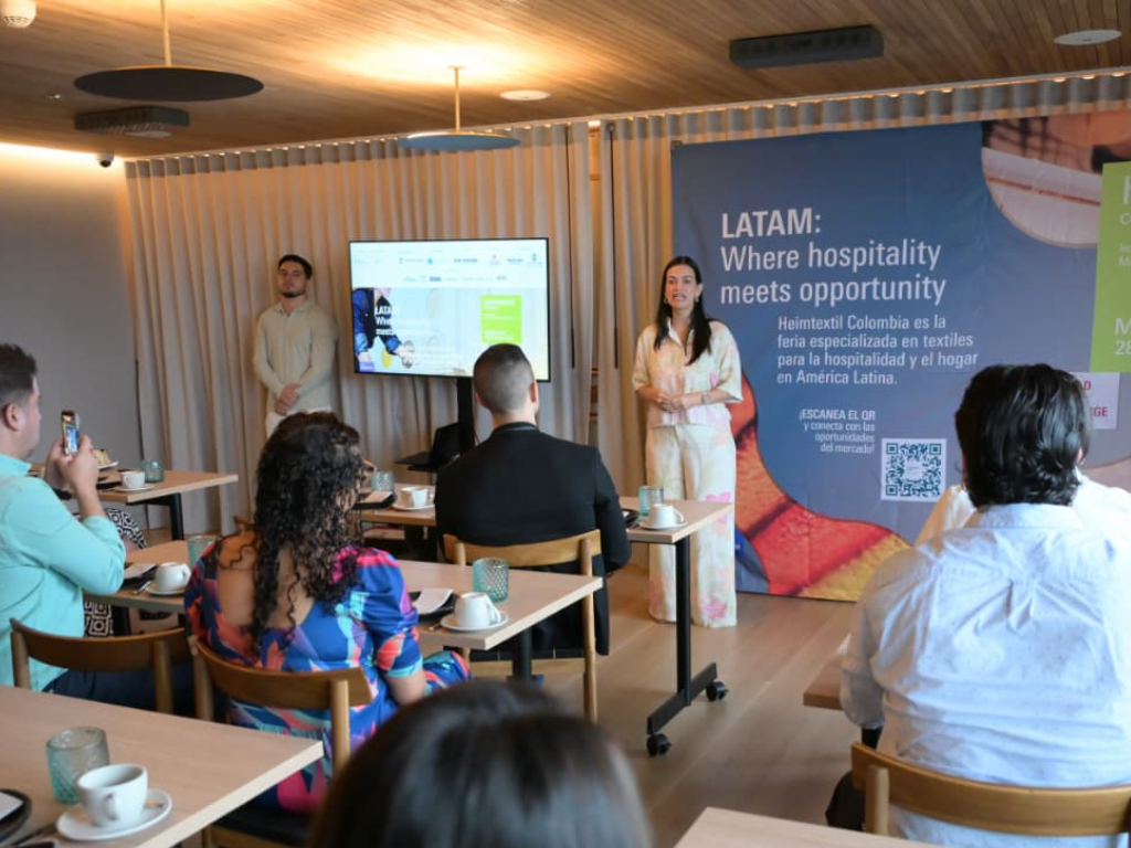 Foto: Distrito de Medellín. Medellín recibe Heimtextil Colombia. Impacto de US $1.4 millones y 600 empleos. Inexmoda impulsa el diseño textil para hogar y hotelería.