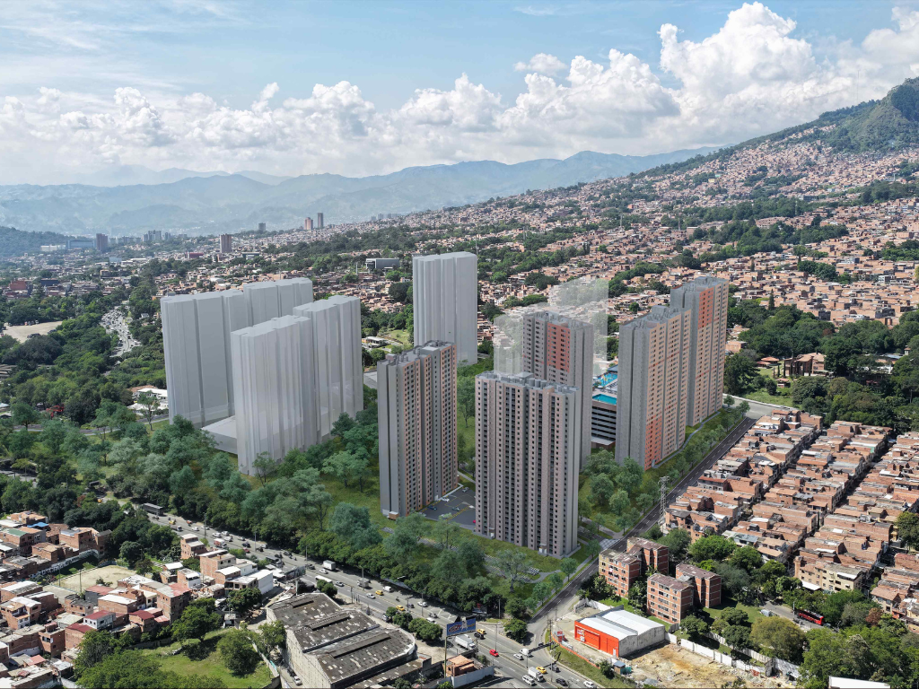 Foto: Arquitectura y Concreto. Con una proyección de miles de unidades residenciales, Arquitectura y Concreto lidera Ciudad Florida, vivienda de interés social en Medellín.