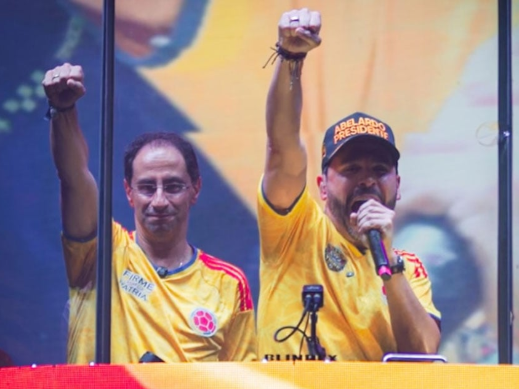 Foto: Cortesía. El discurso de Abelardo de la Espriella en Barranquilla fijó una postura radical frente a Gustavo Petro e Iván Cepeda.