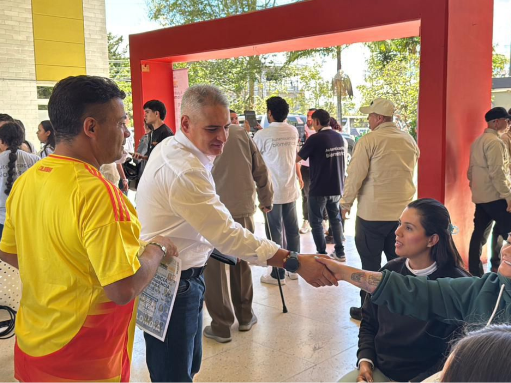 Foto: Gobernación de Antioquia. Las autoridades reportan normalidad en 124 municipios de Antioquia durante las elecciones presidenciales 2026.