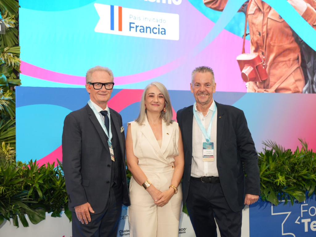 Foto: CCMA. El Foro de Tendencias equilibró las metas del Turismo Sostenible en Antioquia analizando la experiencia de la delegación de Francia.