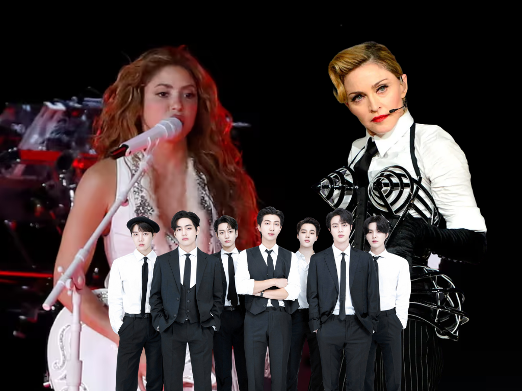 Foto: Canva. Medio tiempo Mundial 2026: El Super Bowl del fútbol aterriza en Nueva Jersey con la presentación de Shakira, Madonna y BTS.