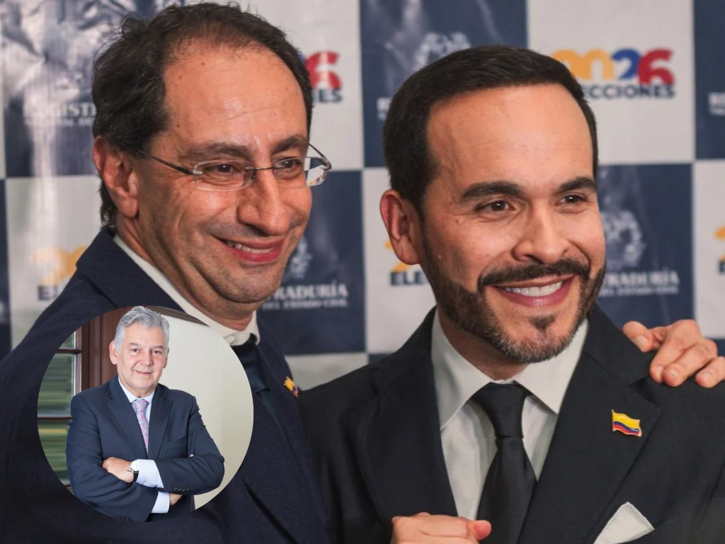 Foto: Cortesía. Jaime Alberto Cabal anunció el oficial apoyo de Fenalco a la candidatura de Abelardo de la Espriella y José Manuel Restrepo.