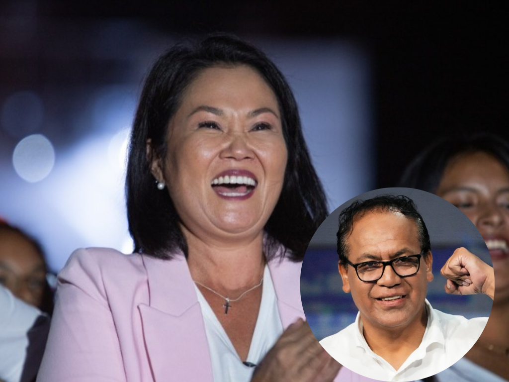 Foto: Cortesía. Con el 98,215% escrutado, Keiko Fujimori supera a Roberto Sánchez por mínimo margen en las presidenciales de Perú.
