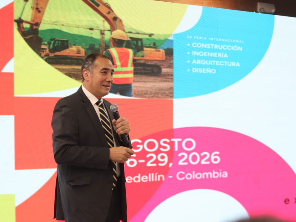 Foto: Camacol Antioquia. EXPOCAMACOL 2026 reunirá a 500 expositores en Medellín. El sector de la construcción proyecta negocios por USD 1.198 millones.