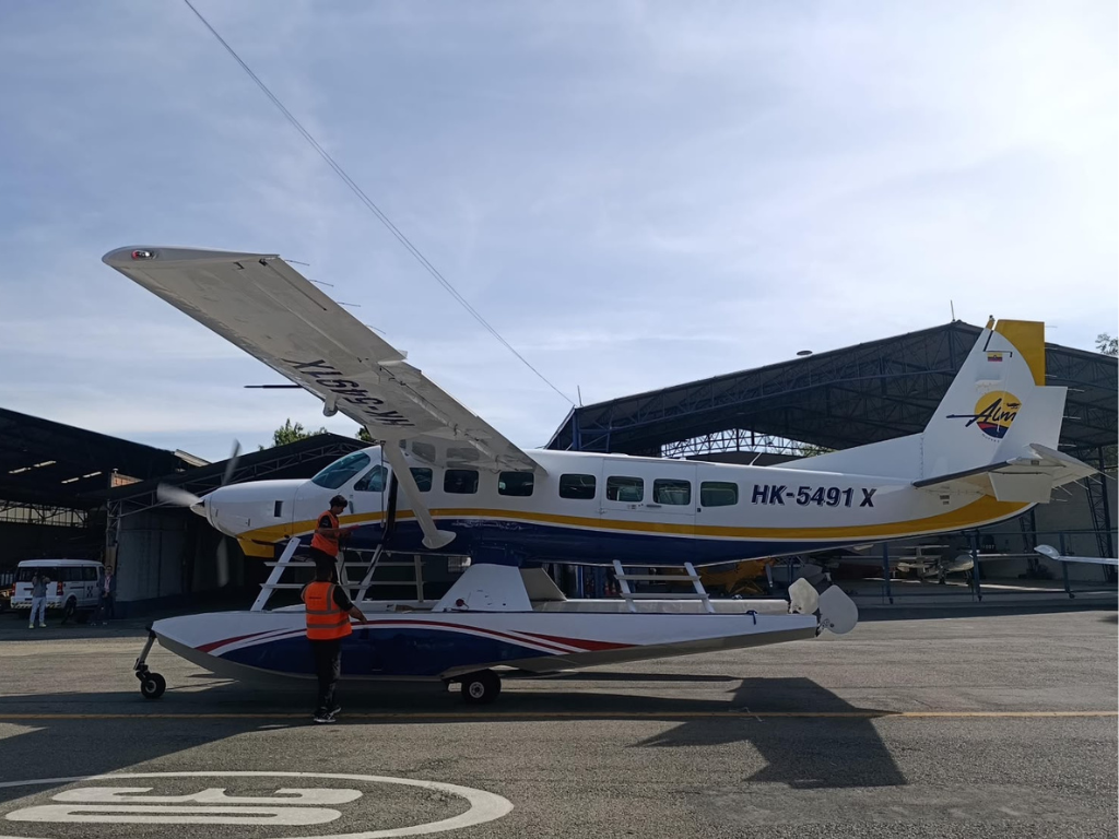 Foto: Cortesía. Alma Air, Ambulancias Aéreas de Colombia y Terpel operan vuelos gratuitos con insumos y personal médico tras el sismo de 7,4.