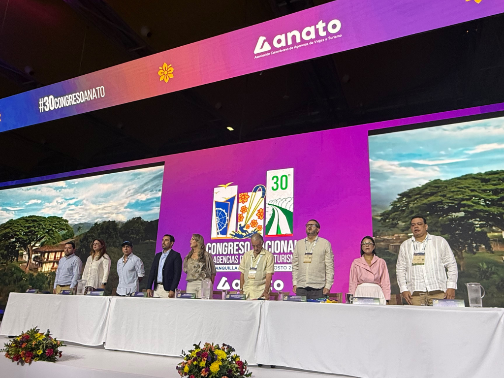 Foto: Cortesía. En el 30° Congreso de Anato, el viceministro Julián Franco Restrepo presentó la estrategia turística enfocada en confianza, experiencias, inteligencia y escala.