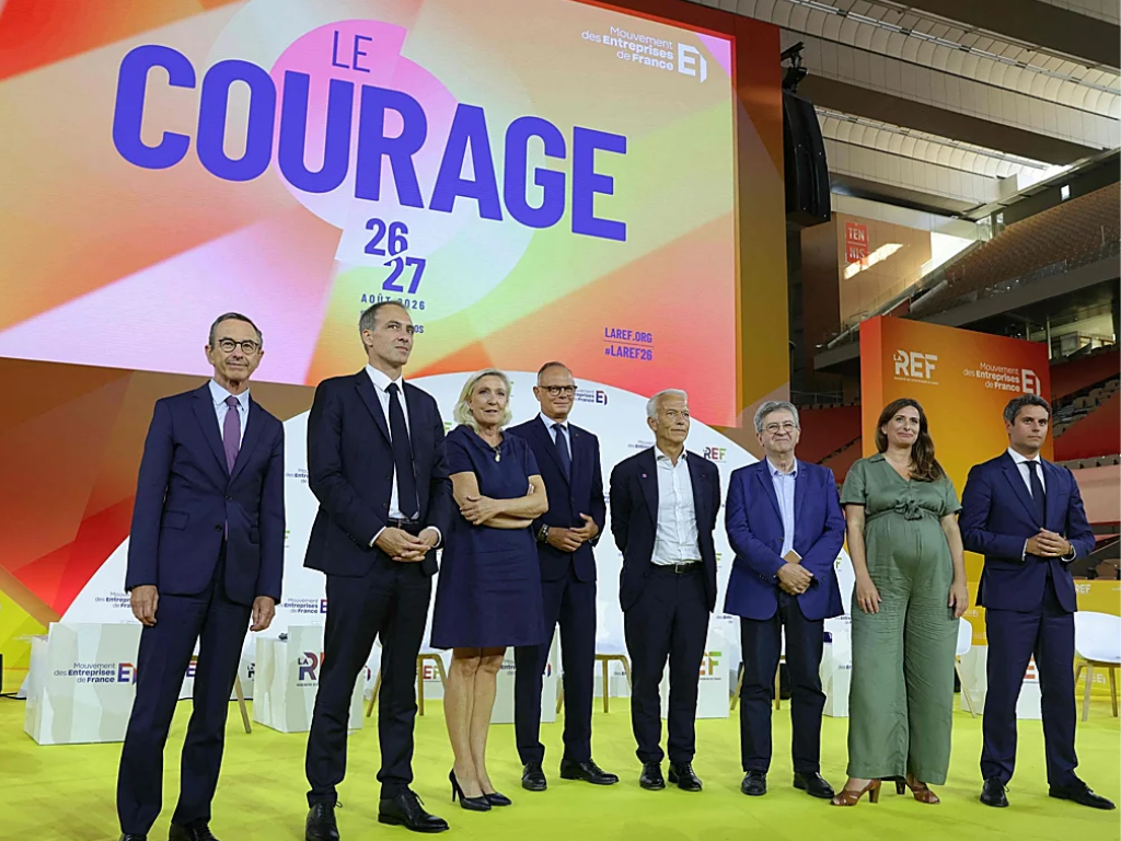 Foto: Cortesía. Siete candidatos presidenciales en Francia debatieron sus planes sobre salarios, pensiones, desempleo e impuestos.
