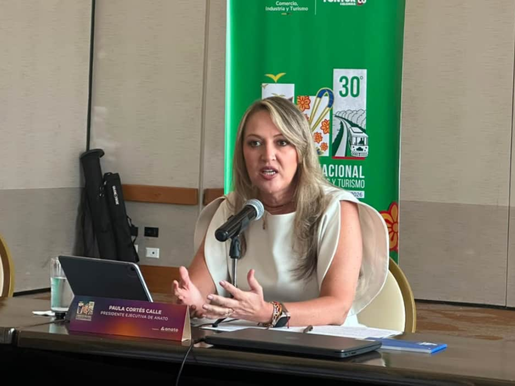 Foto: Cortesía. Paula Cortés Calle, presidenta de Anato, solicitó reducir el IVA a tiquetes del 19% al 5% para reactivar el turismo tras el reciente sismo.