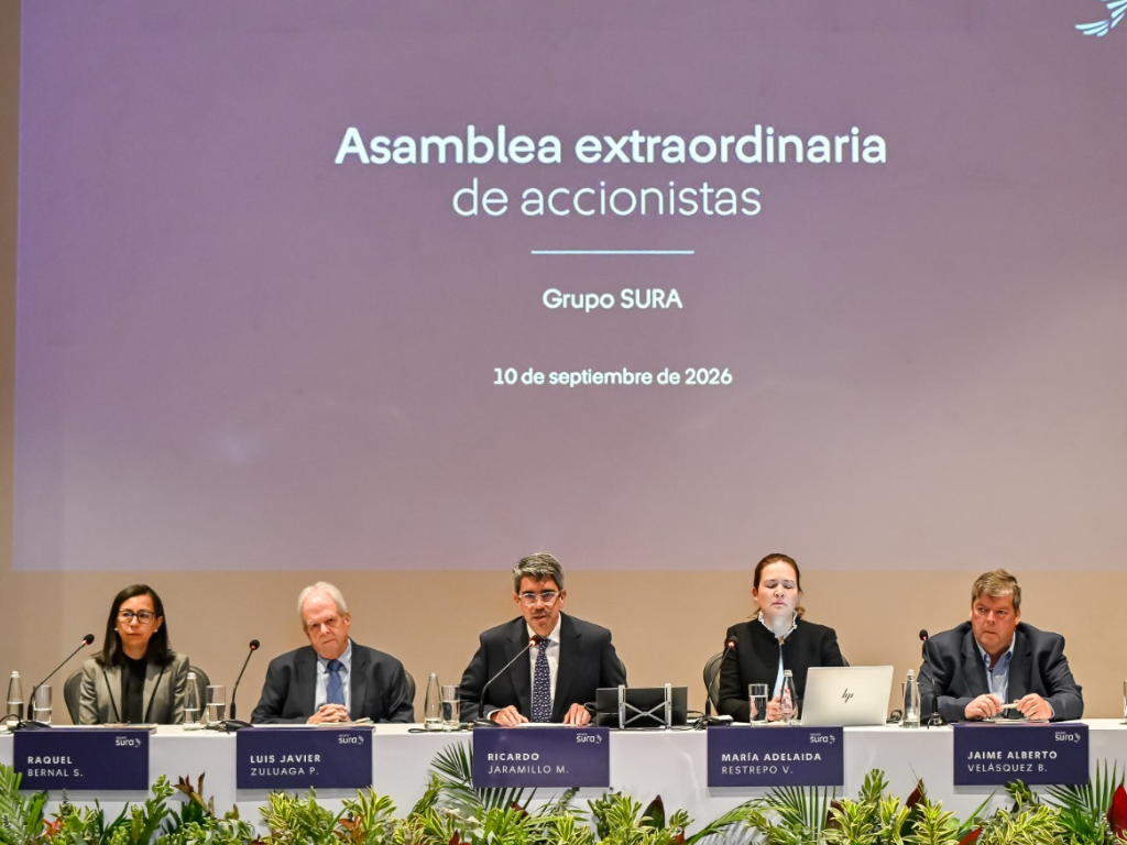 Foto: Grupo SURA. La Asamblea de Accionistas de Grupo SURA aprobó un programa de readquisición de acciones por COP 500 mil millones.