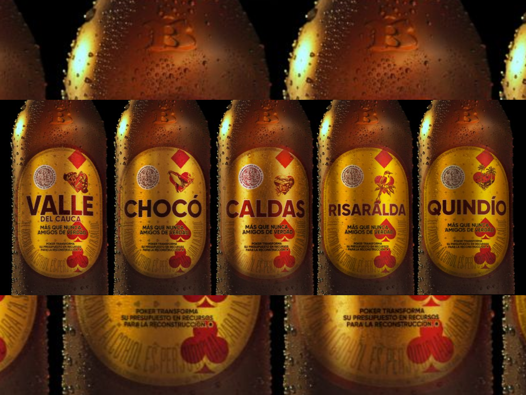 Foto: Cortesía. Cerveza Poker destina su presupuesto publicitario a reconstruir zonas afectadas. Conozca el impacto de la medida.