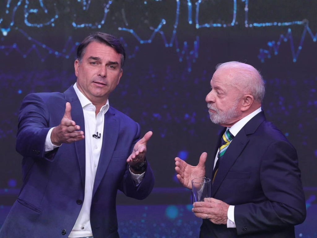 Foto: Cortesía. El debate presidencial en Brasil enfrentó a Lula da Silva y Flávio Bolsonaro antes del balotaje. Conozca las acusaciones y propuestas económicas.