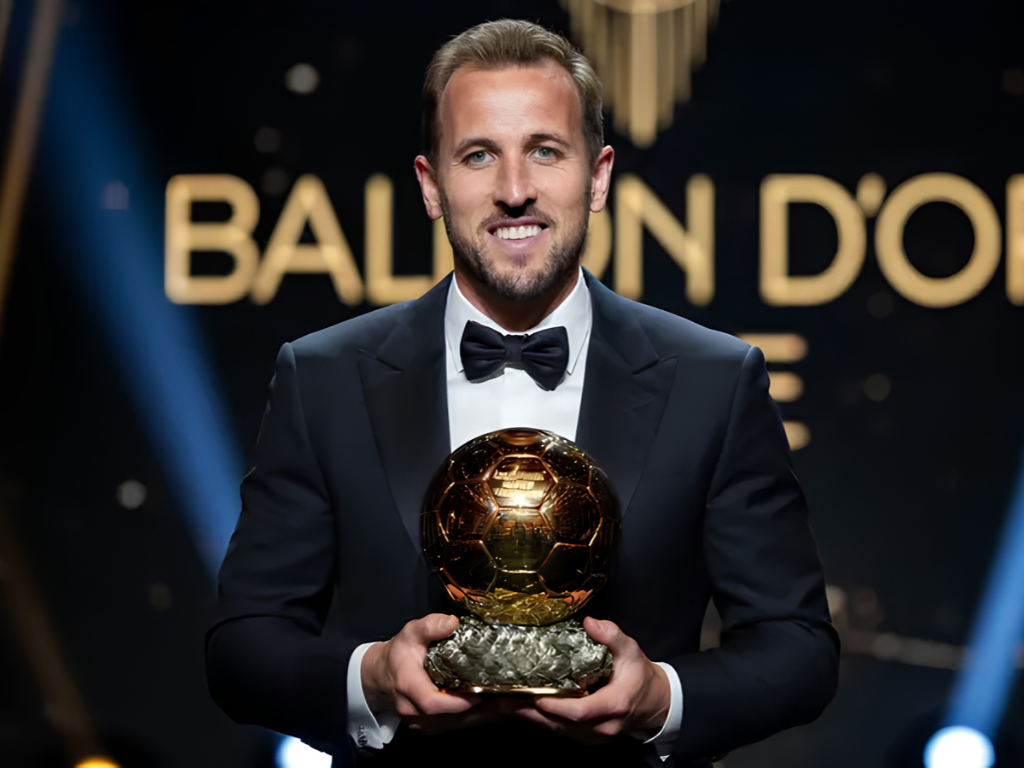 Foto: Cortesía. Harry Kane Balón de Oro 2026: el delantero del Bayern venció a Lamine Yamal y Mbappé. Luis Díaz quedó fuera del top 20.